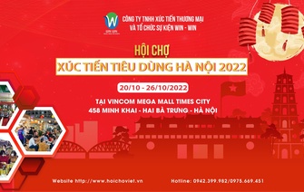 mời tham gia Hội chợ hàng tiêu dùng Hà Nội năm 2022