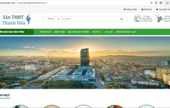 Sàn giao dịch Thương mại điện tử tỉnh Thanh Hoá